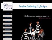 Tablet Screenshot of creative-costuming.com